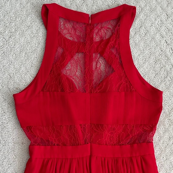 BCBGeneration Formal Goddess Maxi Dress Rouge (Red) Size 6 Formal Prom Wedding - Picture 8 of 15